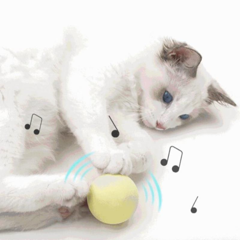 Amazon \\\\ New Pet Gravitational Call Ball Cat Self-Hey Anti-borling Stills дразнить кошачью палку мята мяч звуковая игрушка
